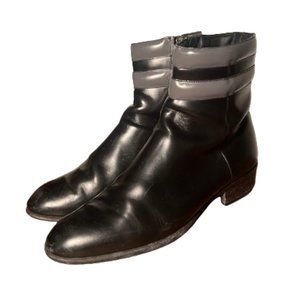 Black Leather Jimmy Choo boots